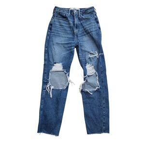 Hollister Curvy Ultra High Rise Vintage Straight Jeans size 0R